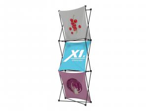 X1 2.5 ft. -- 1x3 C Fabric Pop-Up Display