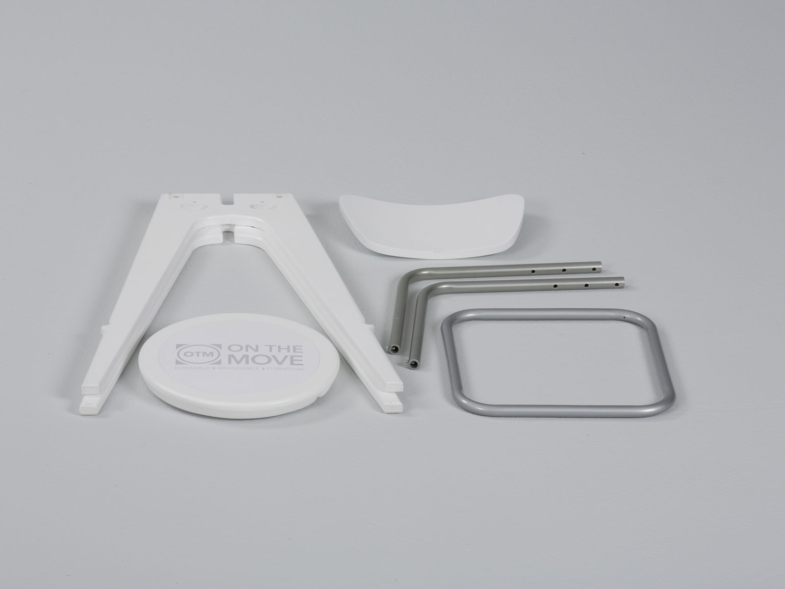 OTM Portable Chair with Seatback -- Disassembled