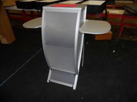VK-1658 Perfect 10 Pedestal with Locking Storage and Side Shelves -- Image 1