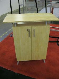 eSmart ECO-2C Counter Constructed from Bamboo with Lockable Storage -- Image 1