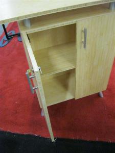 eSmart ECO-2C Counter Constructed from Bamboo with Lockable Storage -- Image 2