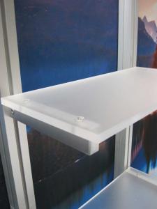eSmart ECO-2050 with Lightweight Aluminum Frame, (4) Acrylic Shelves, Fabric Graphics and Custom Lighting -- Image 2