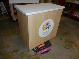 LT-114 Modular Laminate Counter with Graphic and Open Back -- Image 2