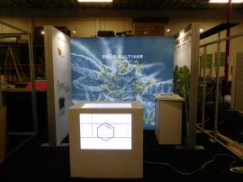 Custom SuperNova Inline Lightbox with (2) Double-sided SEG Graphic Towers