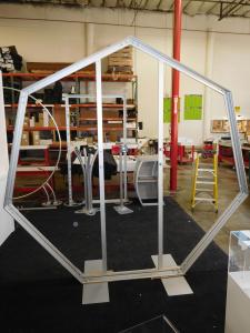 Seven-sided (heptagon) Extrusion Frame for a Double-sided LED Lightbox