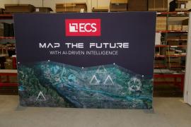 (1) Double-sided SuperNova Lightbox (132" x 92") with LED Lights, Aluminum Extrusion Frame, and SEG Fabric Graphics -- View 3