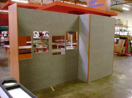 10' x 10' Euro LT Modular System (and backside of backwall)