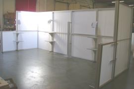10' x 20' Visionary Designs Exhibit with Monitor Stand and Literature Pockets