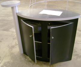 Visionary Designs Counter Unit with a Custom Accent and Mouse Shelf