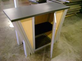 MOD-1140 Counter with Locking Door and Shelf