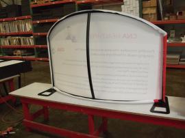 TF-406 Aero Table Top Display with Tension Fabric Graphics -- Image 2