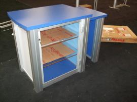 Modified MOD-1260 Counter with Shelves and Locking Storage --Image 2