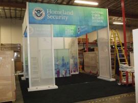 Custom Visionary Designs Island Exhibit with a 10 x 20 Inline Re-configuration -- Image 1