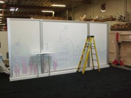 Custom Visionary Designs Island Exhibit with a 10 x 20 Inline Re-configuration -- Image 5