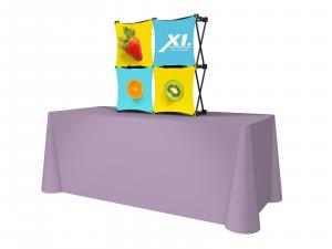 X1m 5 ft. -- 2x2 A Fabric Table Top Pop-Up Display