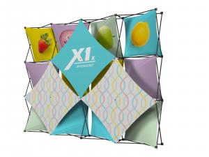 X1 10 ft. -- 4x3 M Fabric Pop-Up Display