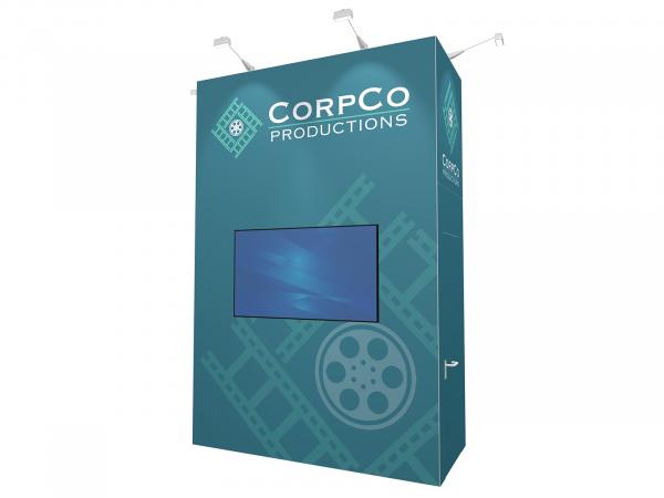 RE-1706 Rental Tower Exhibit with Optional Lights