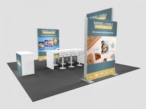 RENTAL | RE-9210 Gravitee Modular Island Exhibit -- View 2