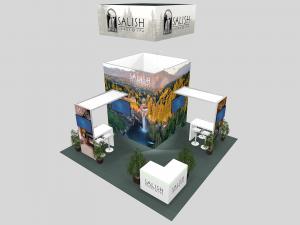 RE-9211 Island Rental Trade Show Exhibit -- Image 1
