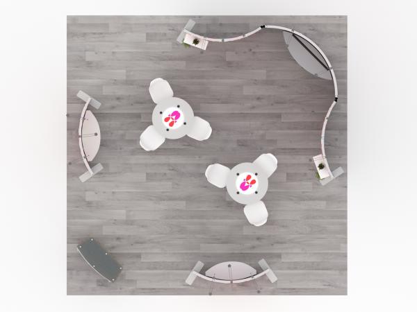 ECO-4056 Sustainable Modular Trade Show Display - Plan View