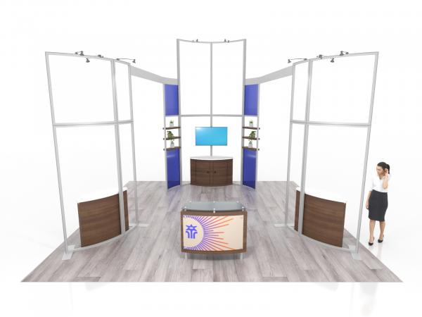 ECO-4057 Sustainable Modular Trade Show Display - Frames