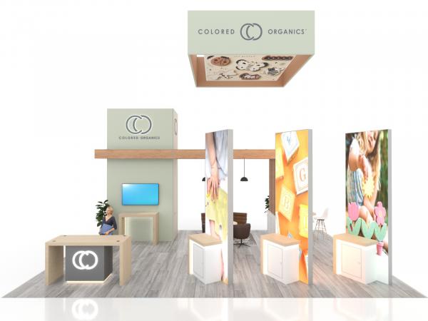 ECO-5060 Custom Sustainable Trade Show Exhibit -- View 