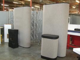 QD-137 Quadro S Pop Up Towers with Fabric Panels and Case-to-Counter Conversion -- Image 1