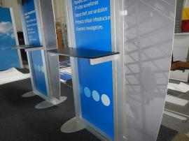 Custom Kiosks with Laminated Shelves, Large Monitor Mounts, and Graphic Wing Panels -- Image 2
