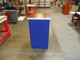 DI-604 Folding Fabric Pedestal with Shelf -- Image 1
