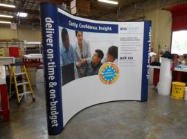 QD-114 Quadro S Pop Up Display with Front and Back Mural Panels -- Image 1