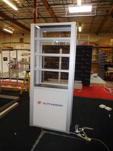 RE-500 Display Cases with Lights, Shelves, and Locking Doors