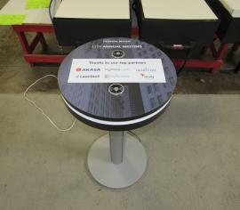 MOD-1462 Charging Table with Graphic and LED Edge Lighting