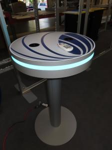 MOD-1462 Wireless Charging Table with Programmable LED Accent Lights and Charging Pads