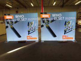 (2) VK-1977 SuperNova LED Lightboxes with Backlit Fabric Graphics and Conversion Kit to 10 x 20 Exhibit -- View 3