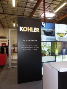Custom Inline Exhibit with Fabric and Tension Fabric Graphics -- View 3