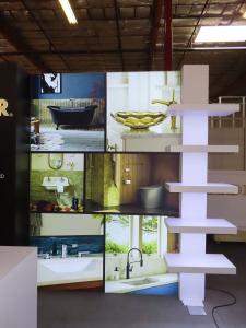 Custom Inline Exhibit with Fabric and Tension Fabric Graphics -- View 4