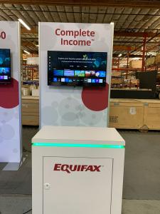 RENTAL: (5) Modified RE-1614 Double-Sided Gravitee Panel Kiosks with 46" Wide x 95" High Gravitee System Panels -- View 5