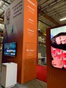 RENTAL: Island Design with Gravitee Panel System Storage Tower -- View 2