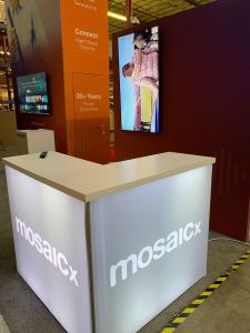 RENTAL: Island Design with Gravitee Panel System Storage Tower -- View 6