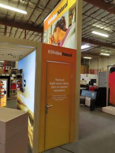 Custom Island Exhibit with Backlit Fabric Graphics -- View 6