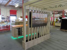Custom Island Exhibit with Backlit Fabric Graphics -- View 2