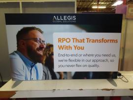 VK-0003 Backlit Table Top Display with Tension Fabric SEG Graphic -- View 2