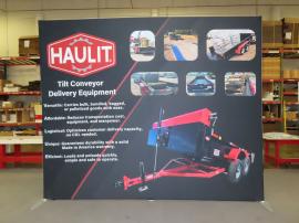 TF-510 Portable Display with Pillowcase Fabric Graphic and (2) LED Stem Lights