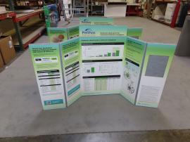 (2) Intro FT-03 Folding Table Top Displays with Direct Print Graphics