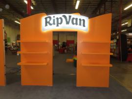 Custom Laminated Inline Exhibit with LED Accent Lights -- View 4