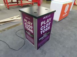 MOD-1702c and MOD-1701c Backlit Charging Counters with Locking Storage and Fabric Graphics -- View 4