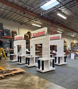 Fully-Assembled Rolling Laminated Product Displays -- View 2