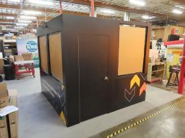 Custom Modular Wood Conference Room with Plex Windows and Vinyl Graphics -- View 3