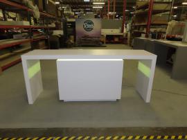 MOD-1742 Waterfall Counter with RGB Accent Lights and Locking Storage