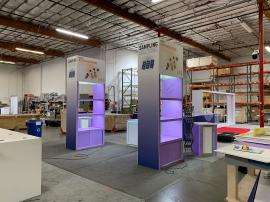 RENTAL: Gravitee Storage Closet at 118" Wide x 42" Deep x 95" High with Locking Door -- View 2